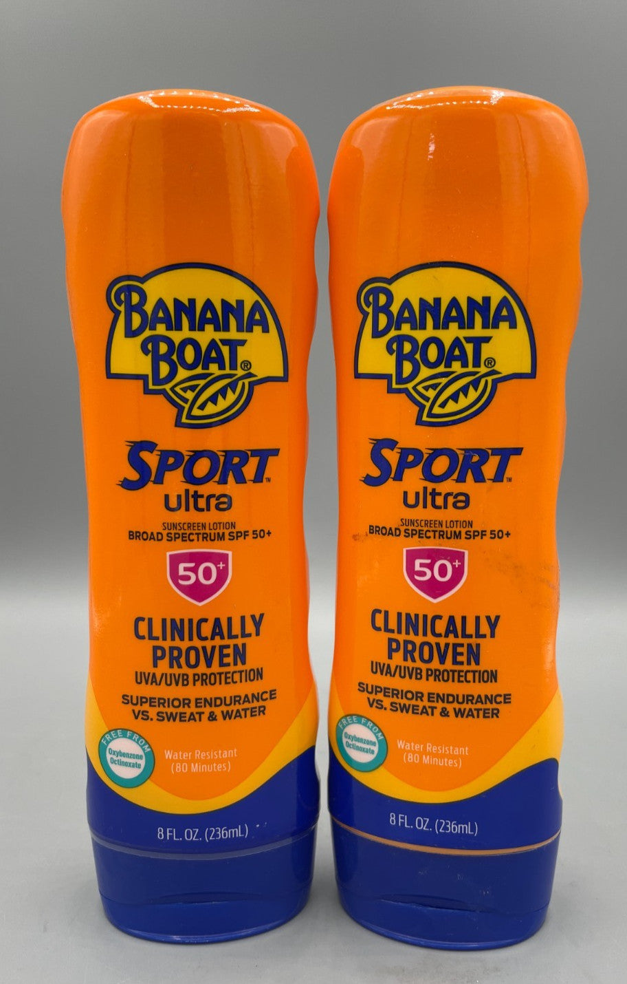 SPF 50 Sunscreen Lotion - Ultra Sport Waterproof Sunblock for Active Outdoor Use - 16 Fl Oz, 2 Pack