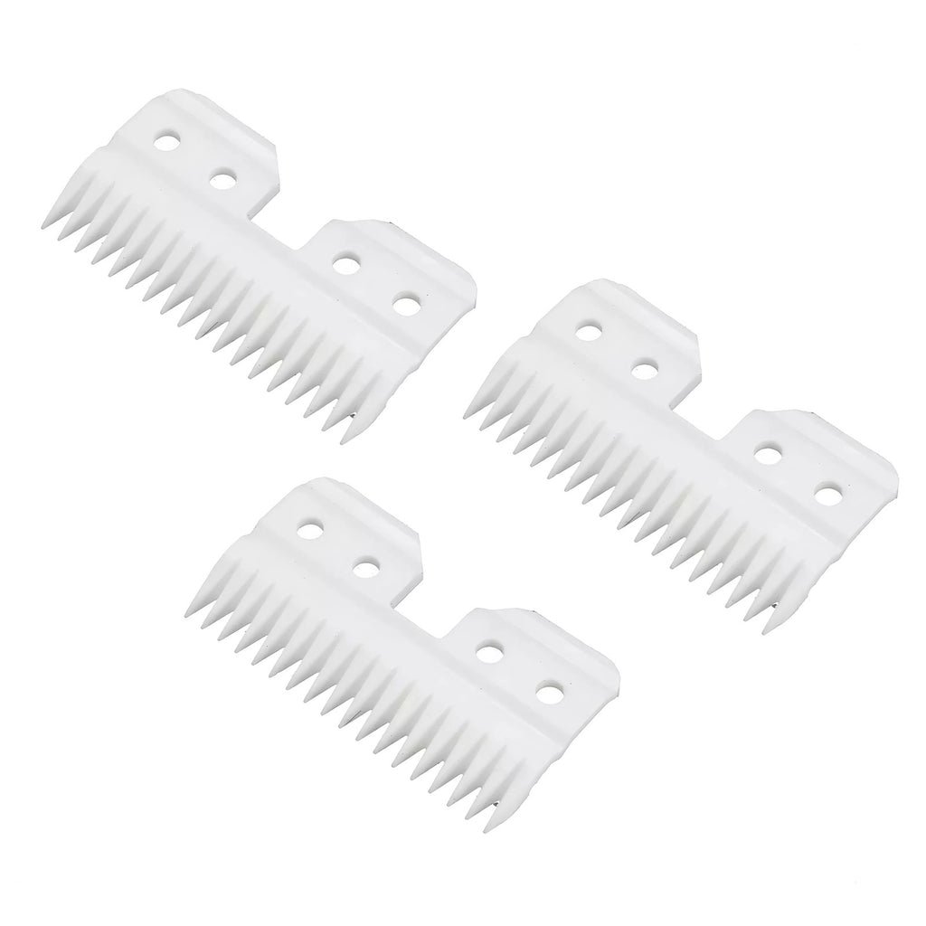 Ceramic Clipper Blade Replacement for Oster Wahl Wahl AG A5 Clippers - Pack of 3