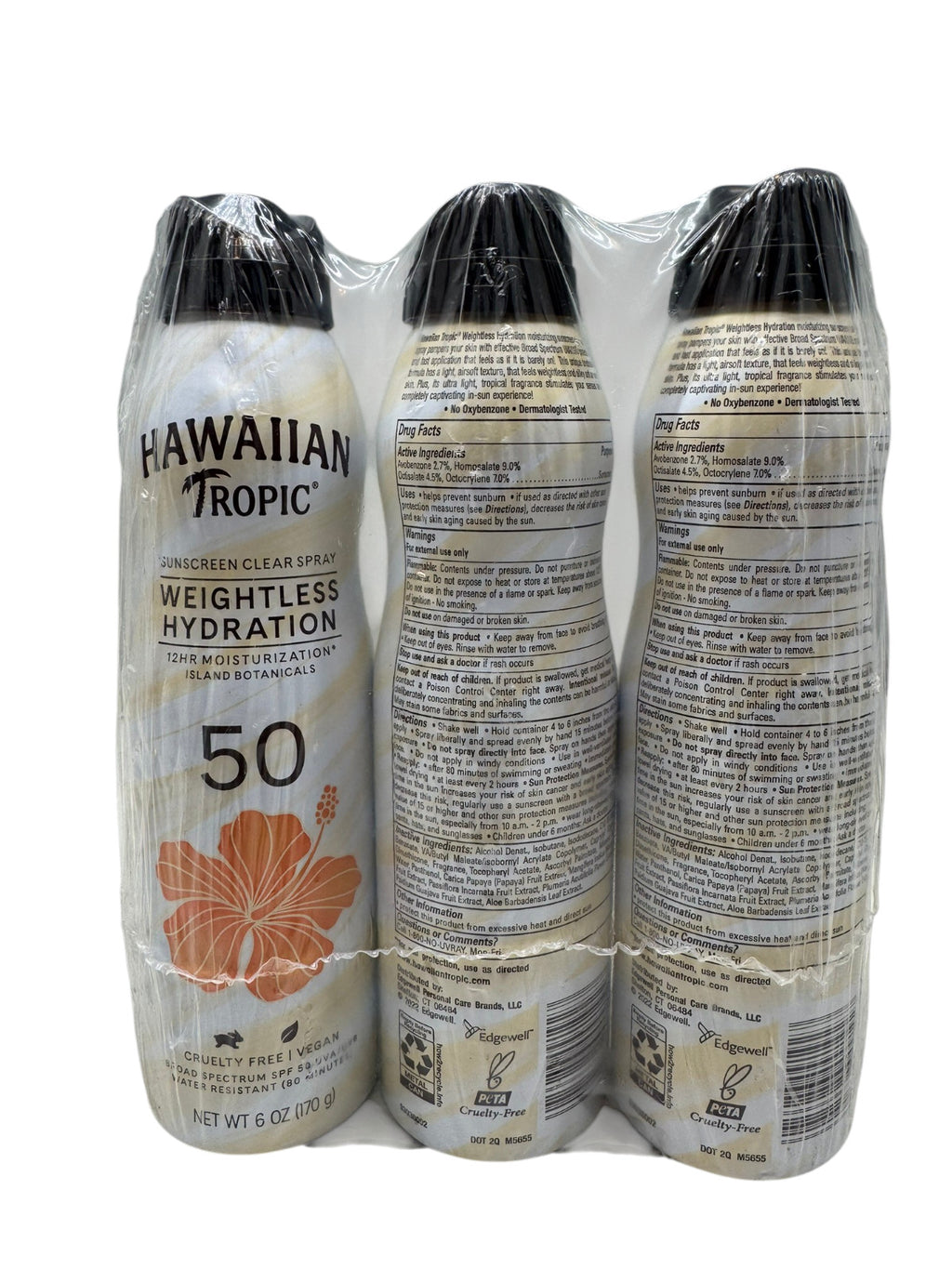 3-Pack SPF 70 Broad Spectrum Water-Resistant Sunscreen Spray