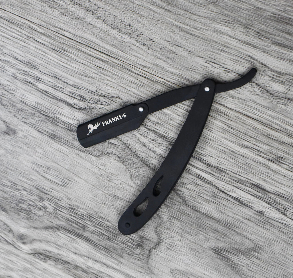 Straight Razor Shaving Knife with 10 Blades - Barber & Salon Use