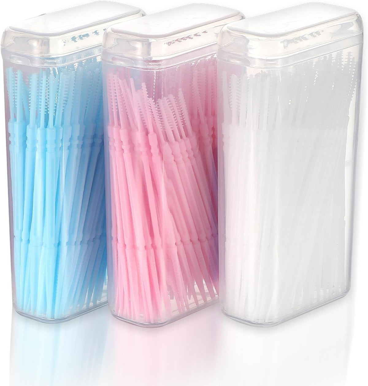 500pcs Double Head Dental Floss Picks for Oral Hygiene - Interdental & Brush