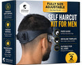 Men's Self Haircut Kit with Neckline Template & Fade Guide Tool