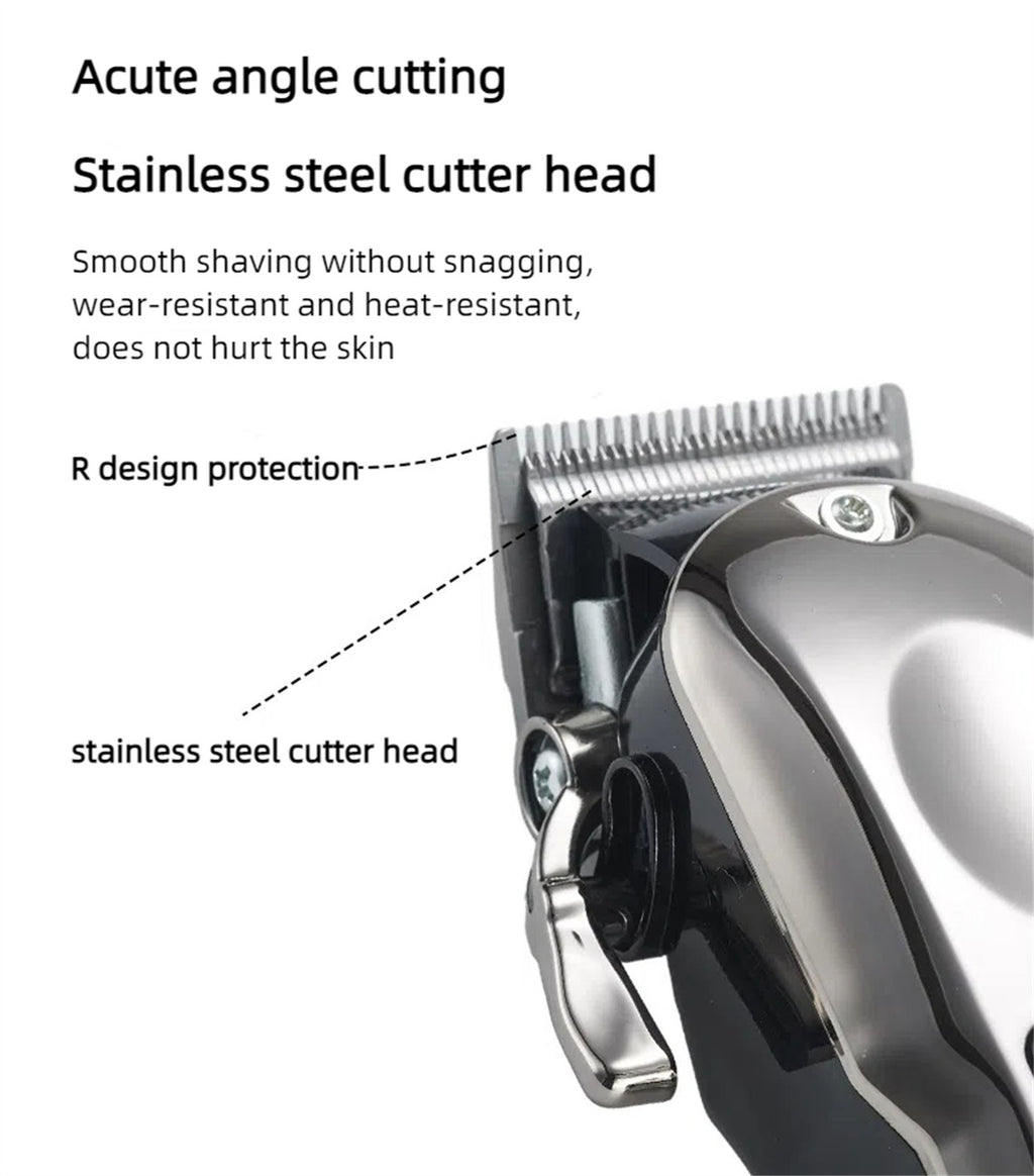 Cordless Hair Clippers Trimmer for Men with Digital Display and Multiple Guards