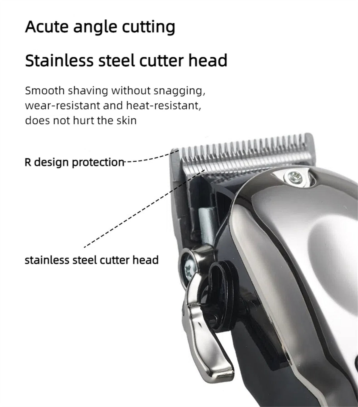 Cordless Hair Clippers Trimmer for Men with Digital Display and Multiple Guards