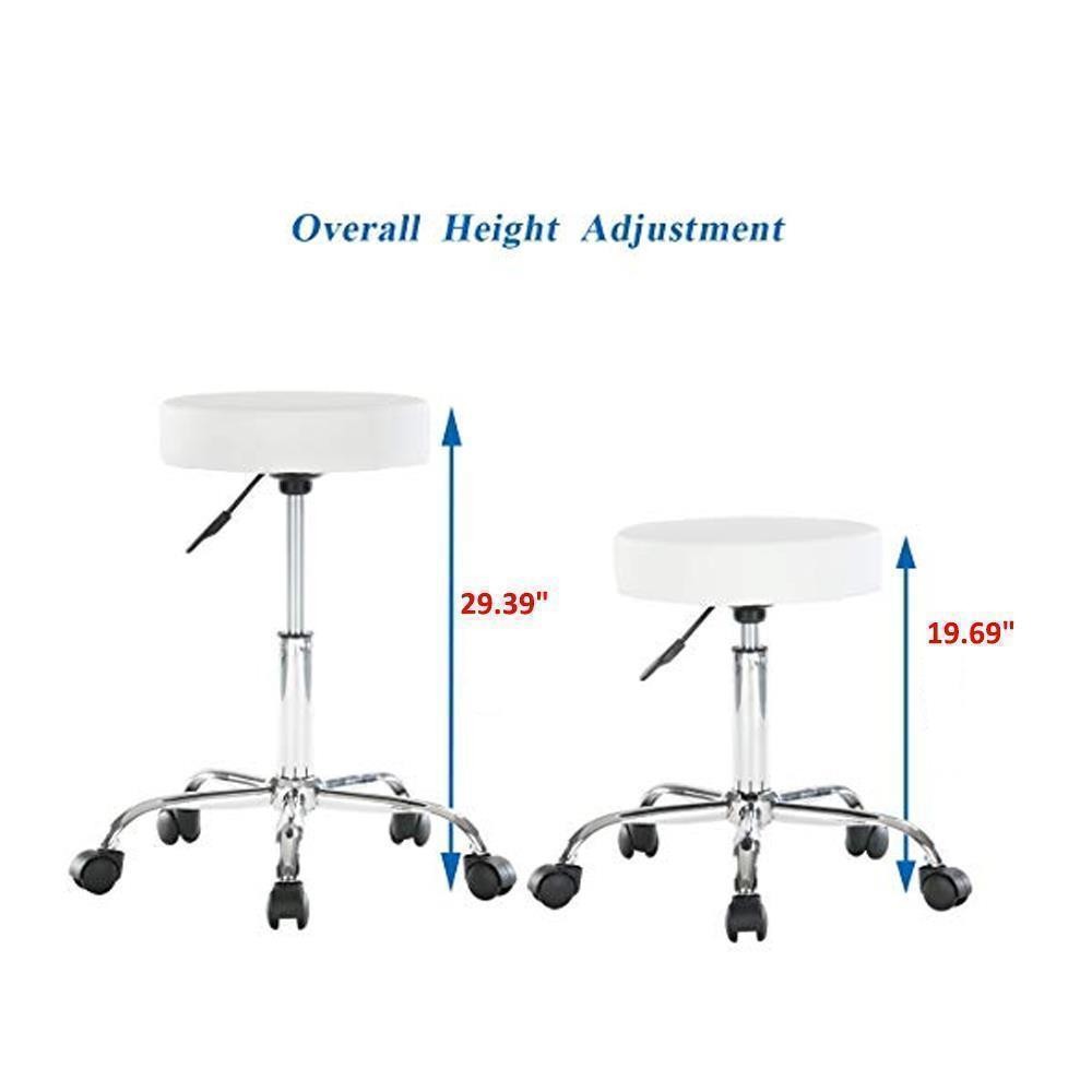 Pneumatic Hydraulic Rolling Massage Stool for Spa Tattoo Clinics