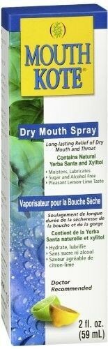 Dry Mouth & Throat Spray with Yerba Santa - Long Lasting Oral Moisturizer, Sugar-Free, Lemon-Lime Flavor