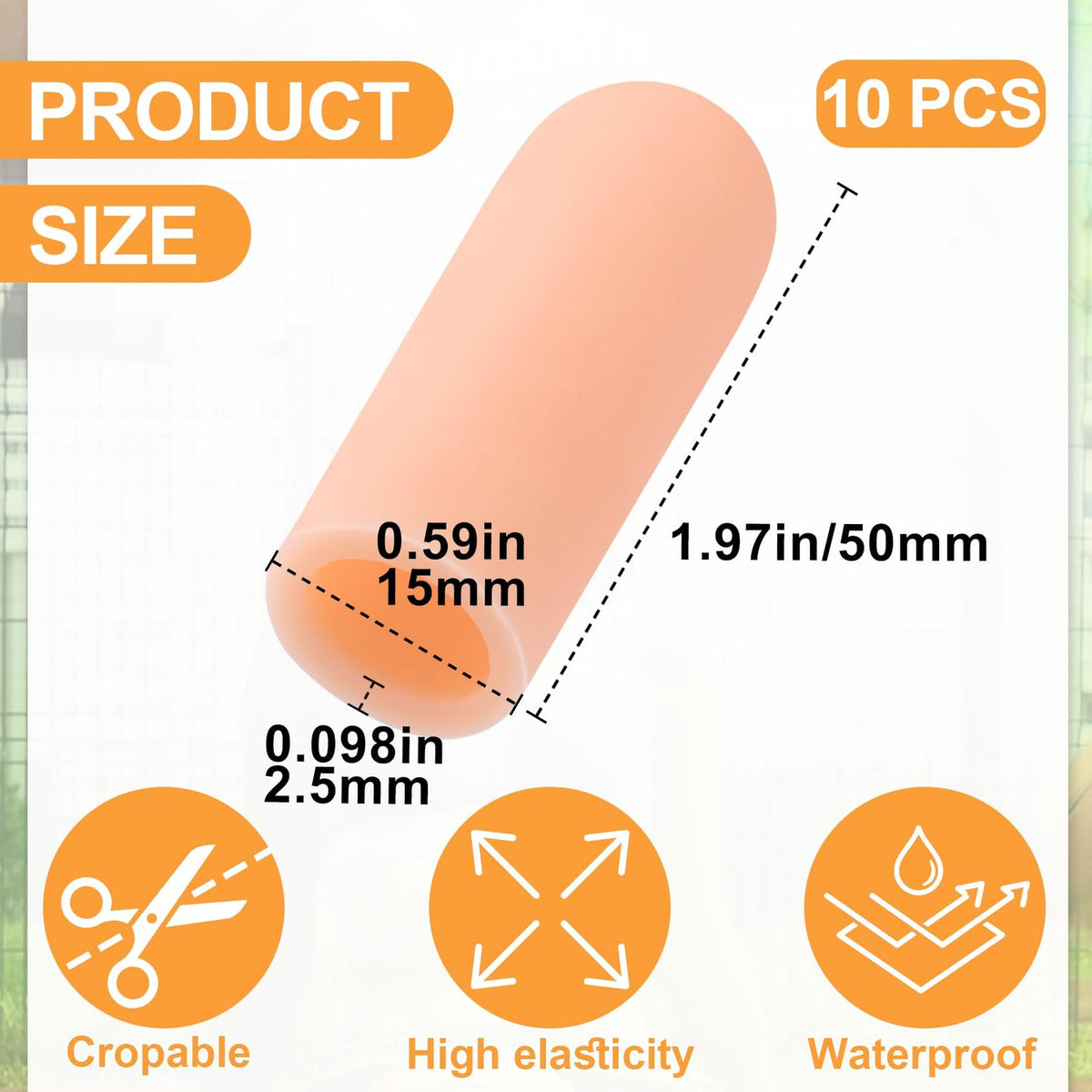 Silicone Finger Protectors 10 Pcs Reusable Gel Finger Cots for Finger Support & Relief
