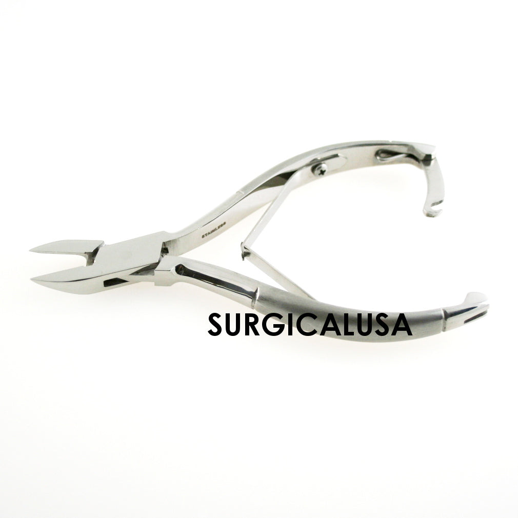 Podiatry Instruments Kit of 4 Stainless Steel Nail Nippers Files Curettes