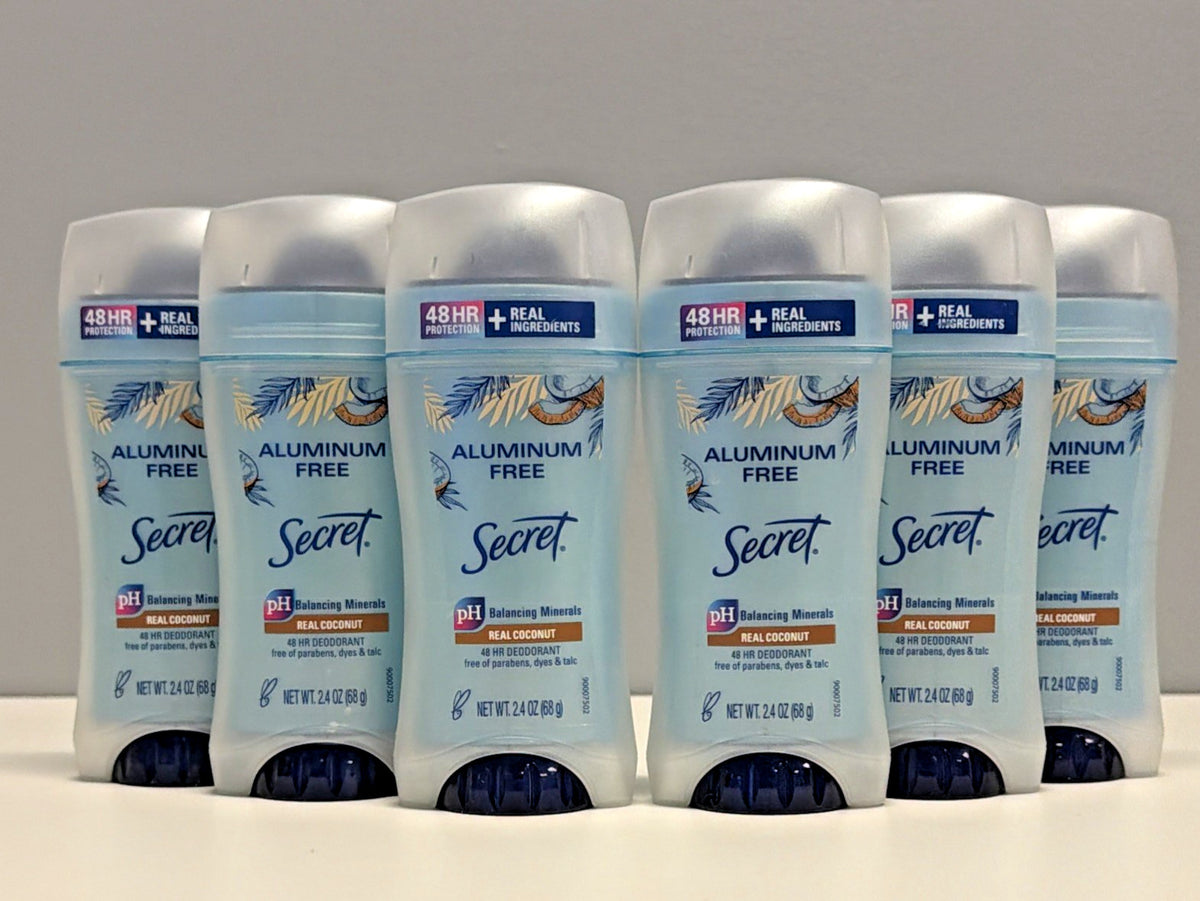 Secret Aluminum-Free Coconut Scent Deodorant 48-HR Protection - 2.4 fl oz