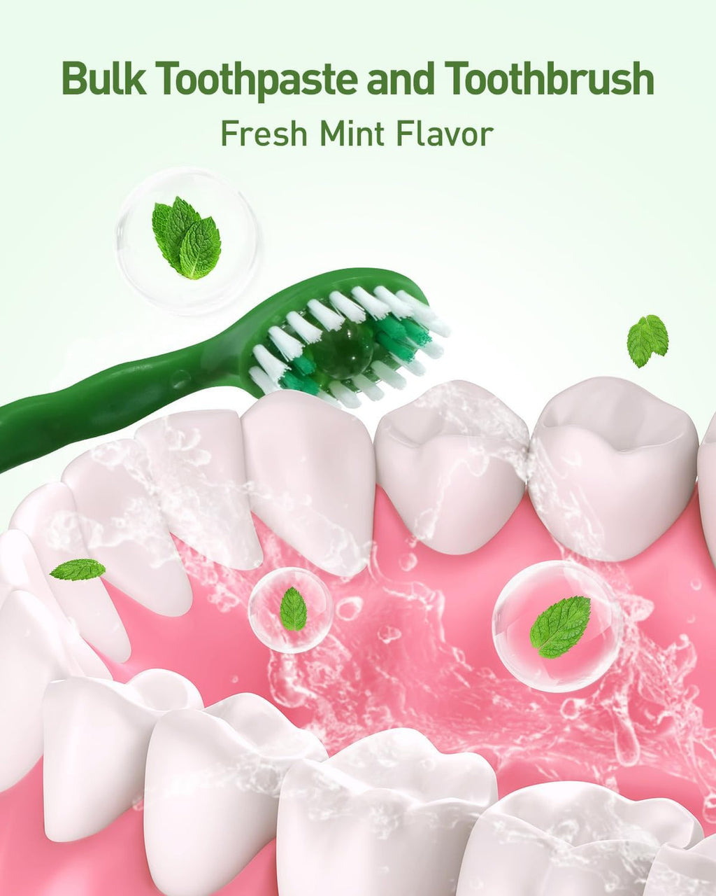Disposable Travel Toothbrush Set with Toothpaste Floss and Scraper - 12 Pack