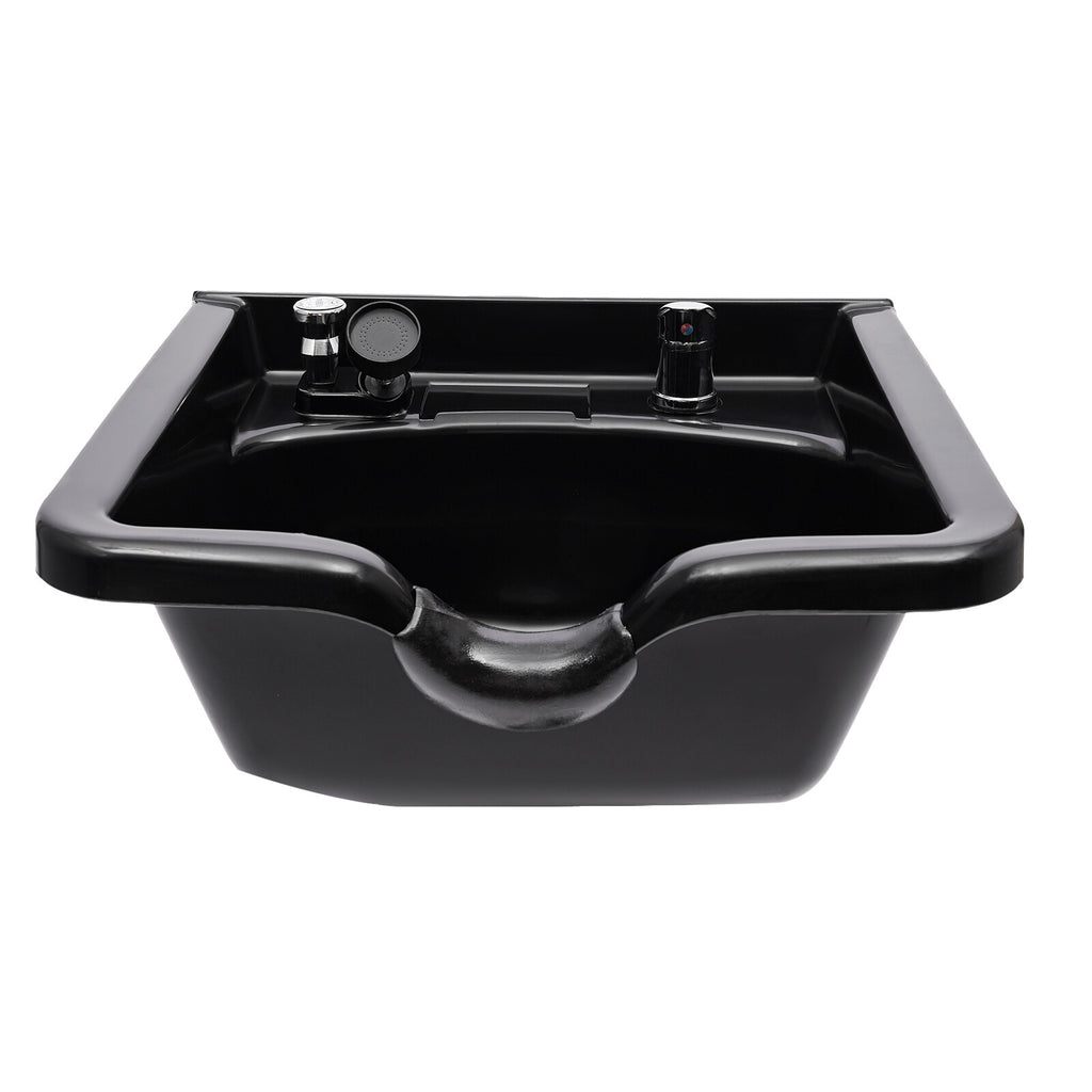 Salon Hair Shampoo Bowl Deep ABS Backwash Sink for Barber & Beauty Salons