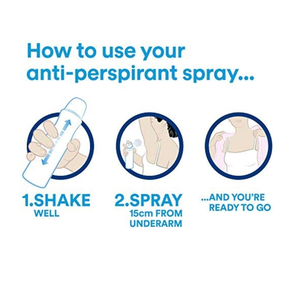 Dove Antiperspirant Deodorant Spray 150ml Pack of 6 Long-Lasting Freshness