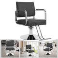 Professional Barber Chair Salon Styling Swivel Chair Height Adjustable PU Leather