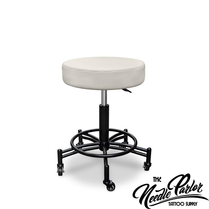 Adjustable Swivel Stool with Wheels for Salon Spa Tattoo Facial Massage