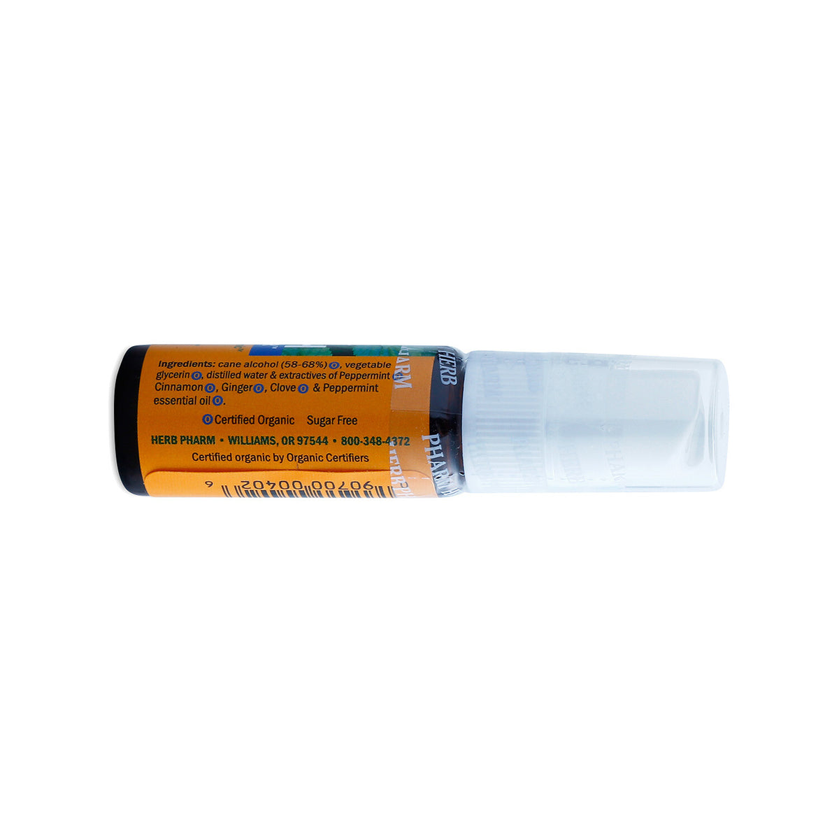 Herb Pharm Organic Peppermint Breath Refresher Spray 0.47 Fl Oz