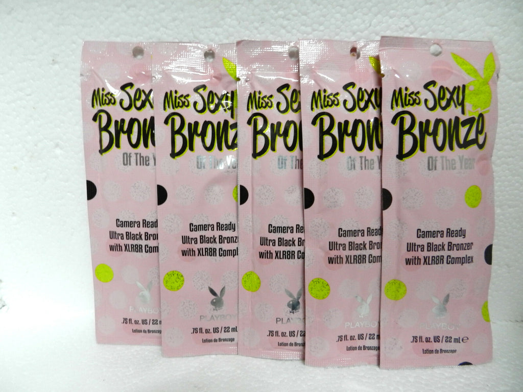5 Pack Bronzer Tanning Lotions for Bed Use - Miss Sexy Black Bronze
