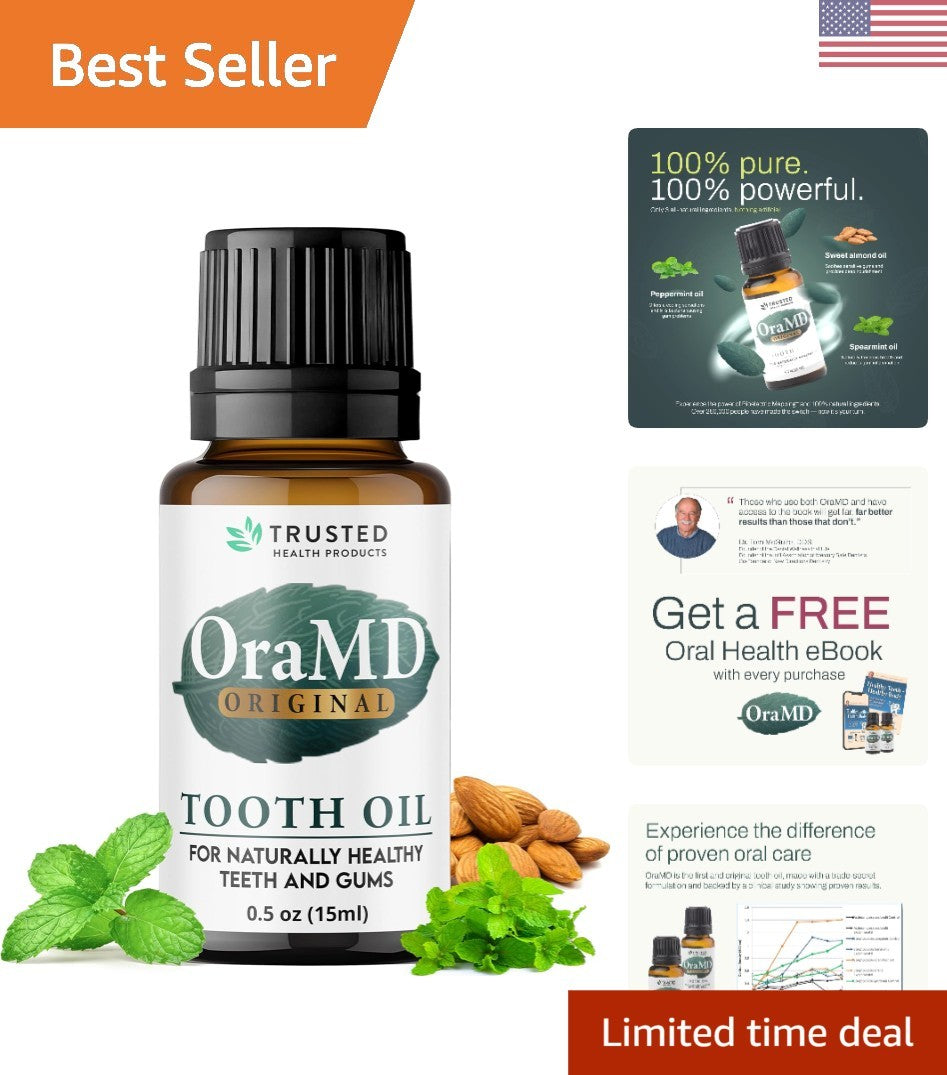 Natural 4-in-1 Tooth Oil for Gum & Gingivitis Relief 15ml