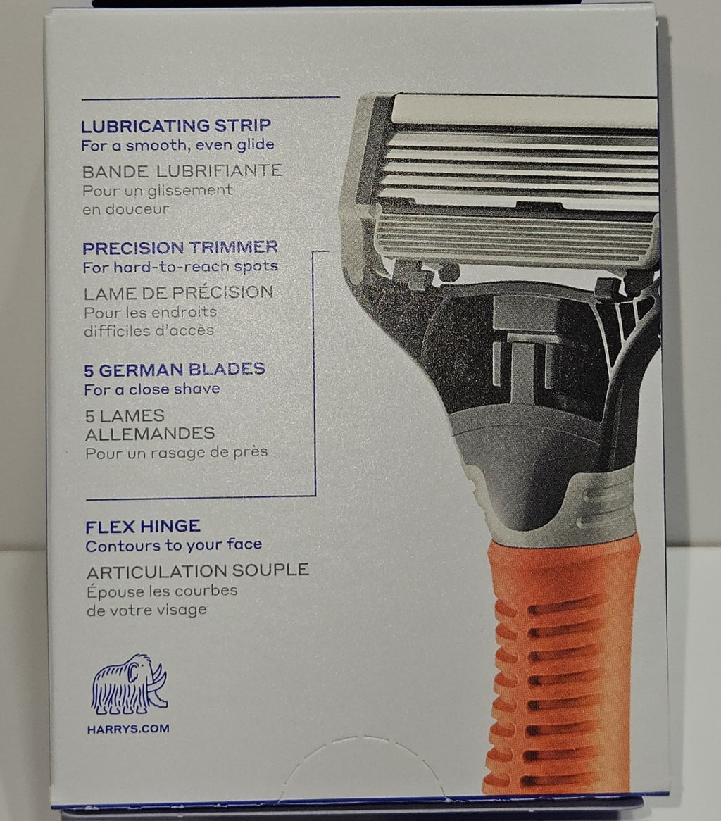 Harry's 4X 5-Blade Razor Cartridge Pack - Does Not Fit Harry's Plus