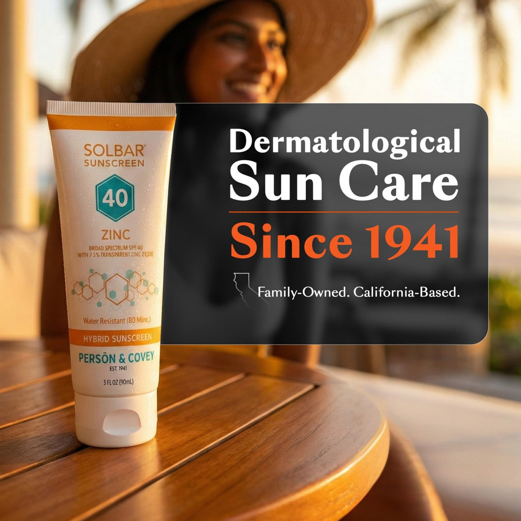SPF 40 Zinc Hybrid Sunscreen - Transparent, Water-Resistant Travel Size