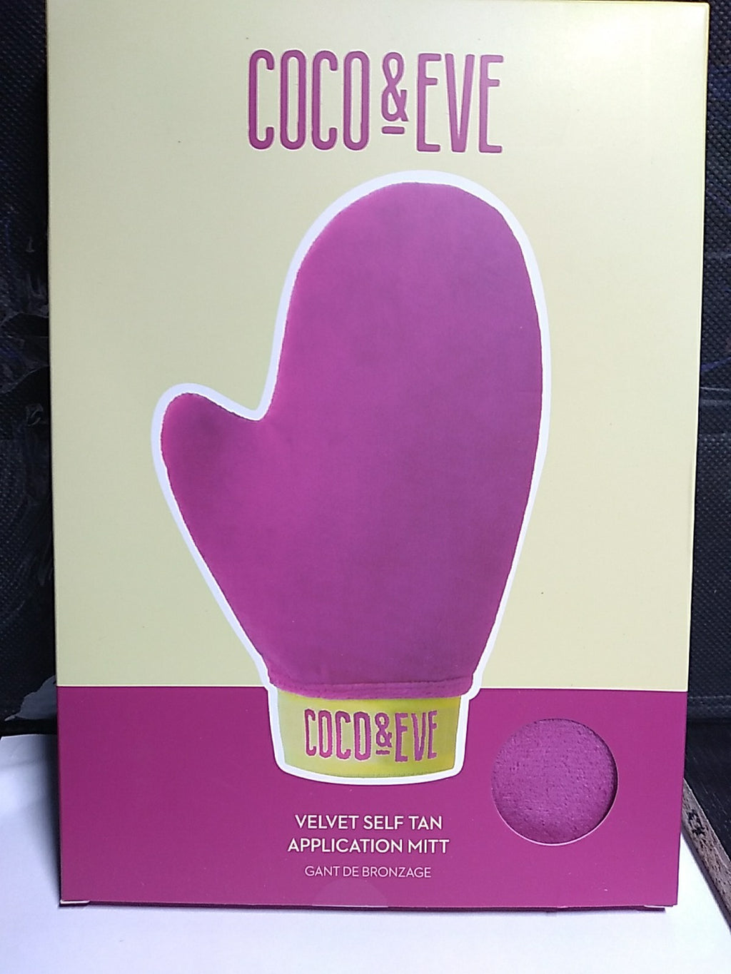 Self-Tanning Application Mitt - Velvet Tanning Mitt for Body & Face