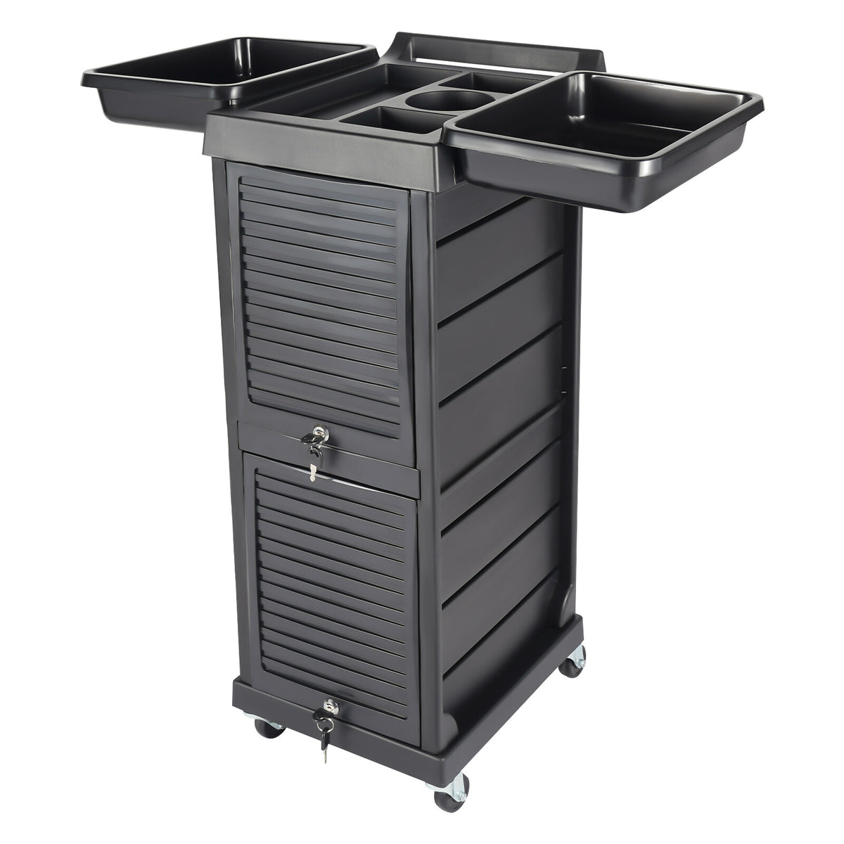 Lockable Salon Trolley Cart with 7 Tiers for Hair & Beauty Tools