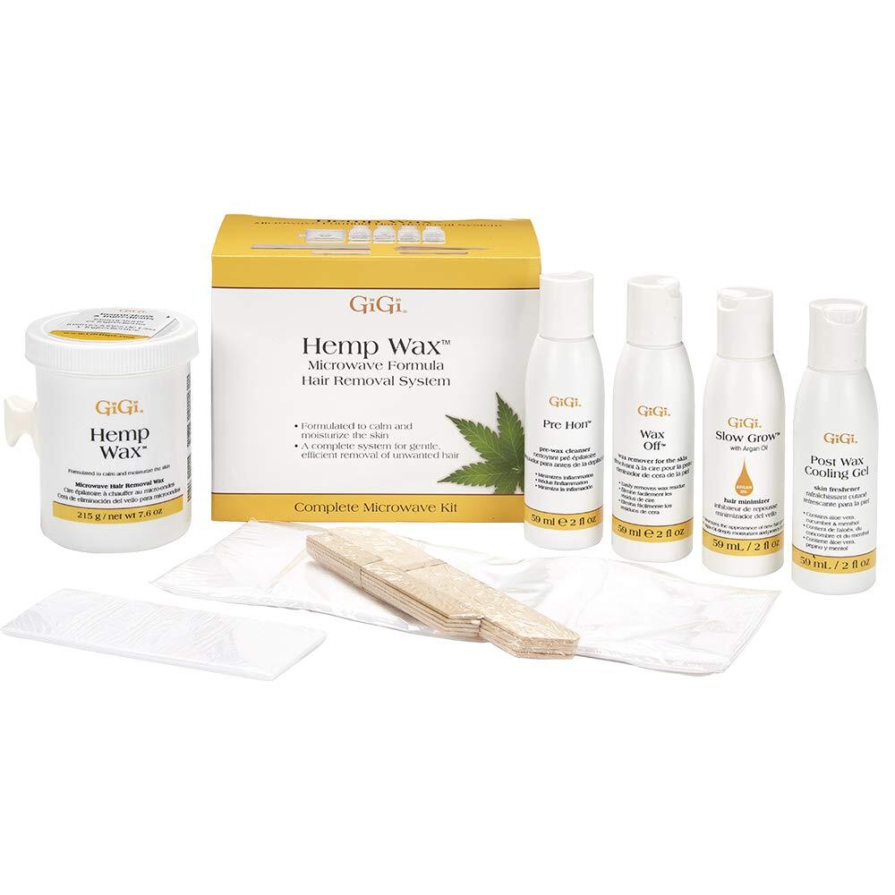 Microwave Hair Removal Wax Kit with Multiple Variants - All Purpose, Creme, Strip Free, Hemp