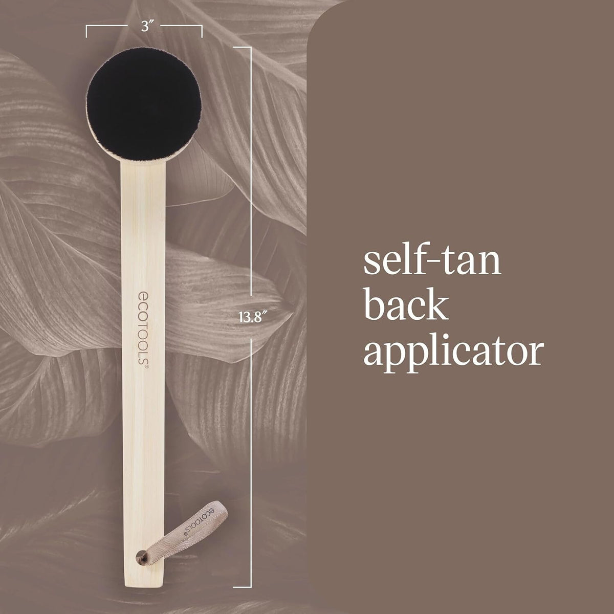 Self-Tan Back Applicator Brush for Even Tan Application - EcoTools
