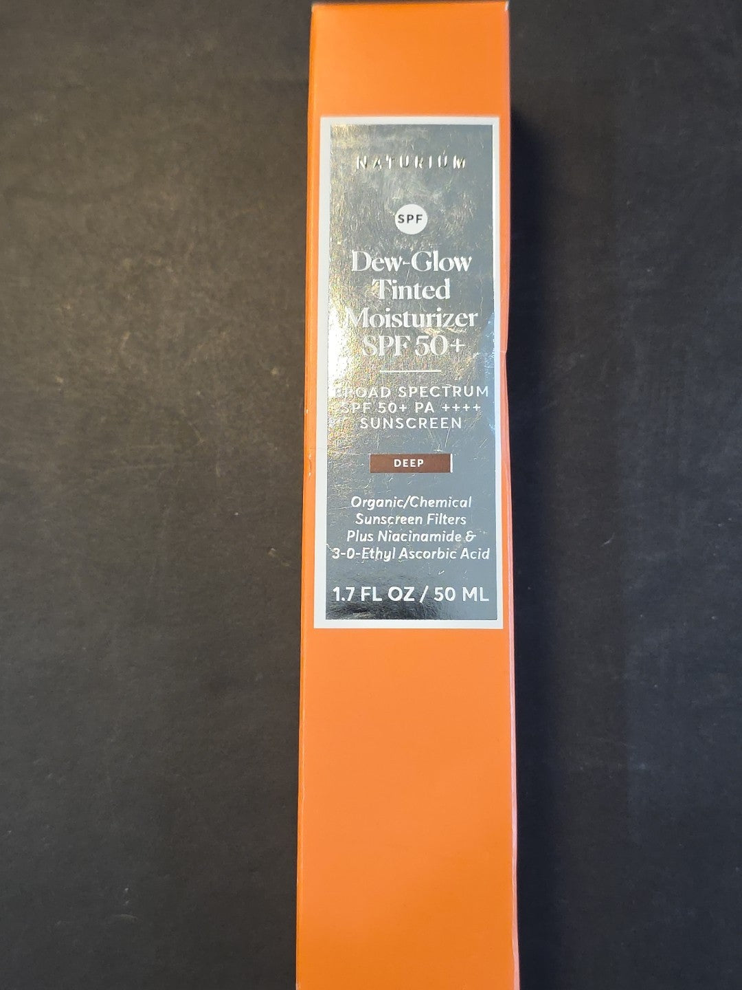 Naturium Dew Glow Tinted Deep Moisturizer SPF 50 Sunscreen 50ml - Hydrating Face SPF