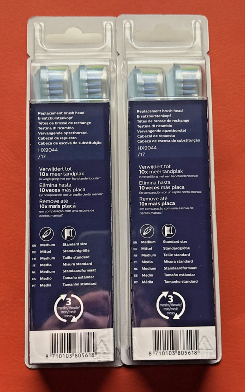 8-Pack C3 Premium Plaque Control Toothbrush Heads for Sonicare