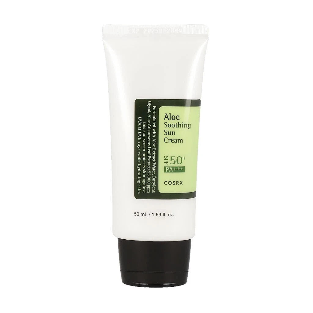 Aloe Sun Cream SPF50+ PA+++ Moisturizing Sunblock for Face 50ml