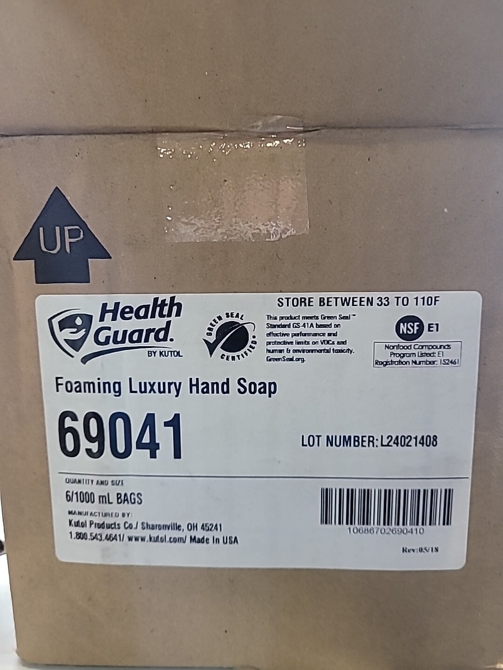 Foaming Luxury Hand Soap Refill Pack with Aloe & Vitamin E - 2 x 1000mL