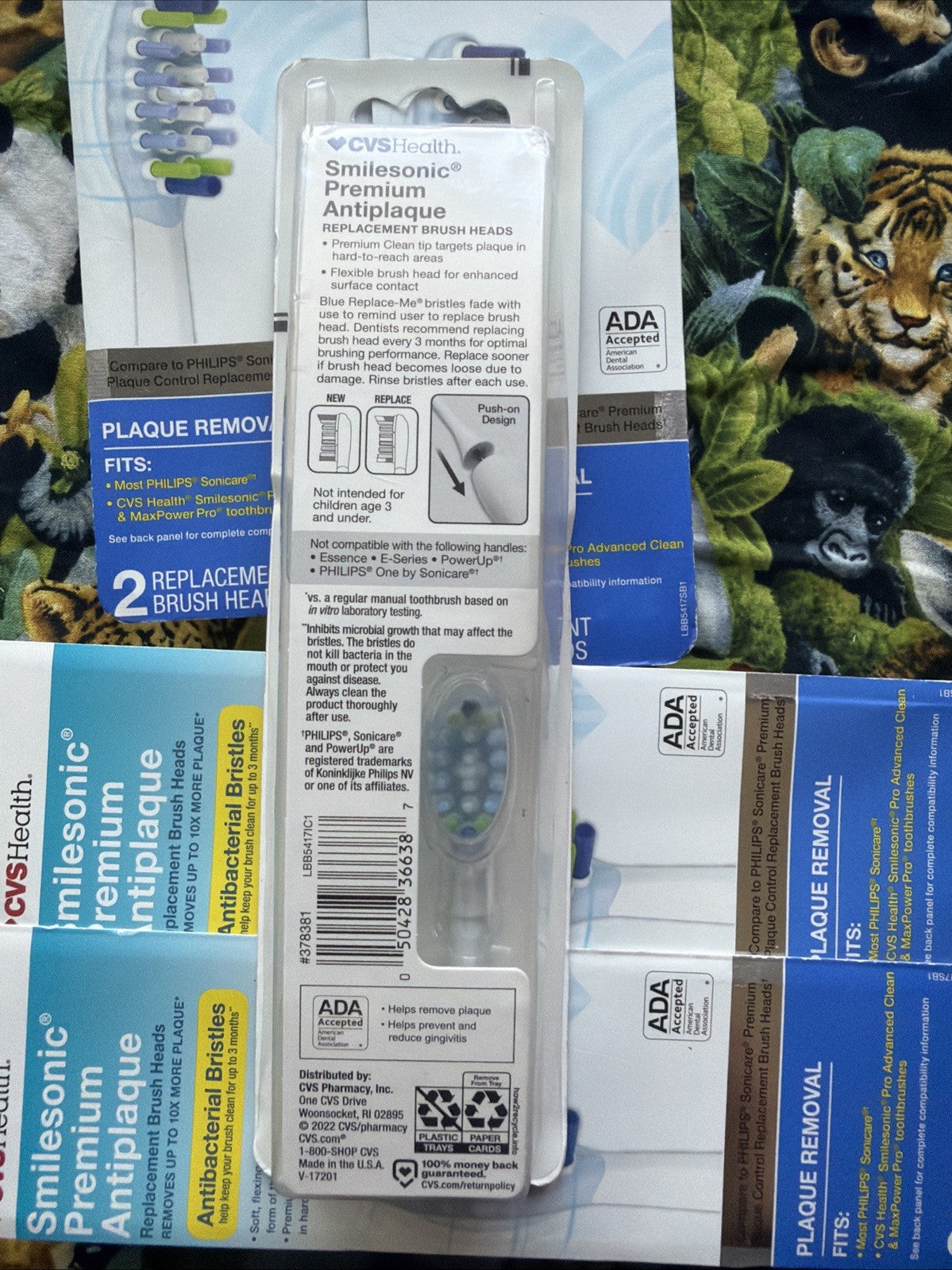 Replacement Toothbrush Heads for Sonic Electric Toothbrush - 10 Pack