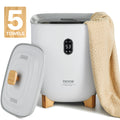 25L Towel Warmer Bucket with LED Timer & Temperature Control, Gray