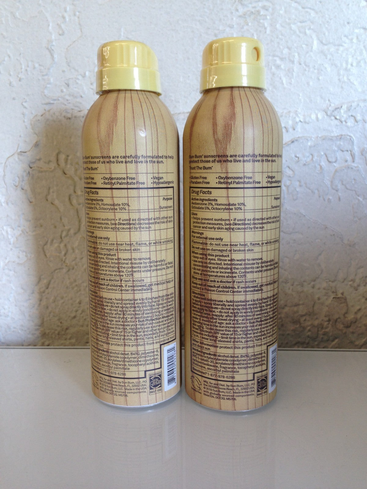 High SPF 70 Sunscreen Spray - Waterproof, Moisturizing SPF 70 Body Spray 6 Oz 2 Pack