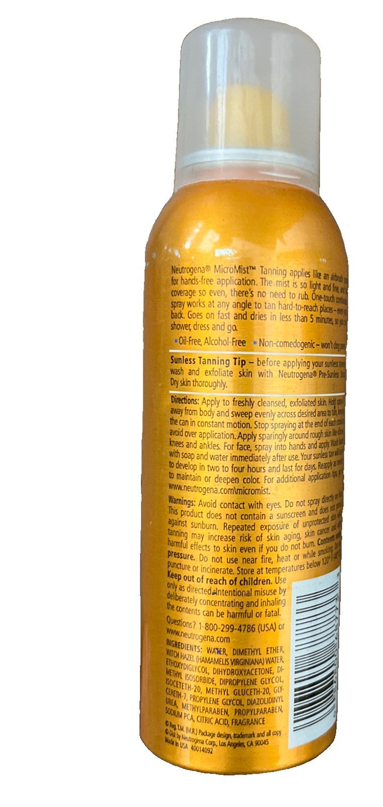Sunless Tanning Spray Deep Bronze 5.3 oz Airbrush Mist for Natural Glow