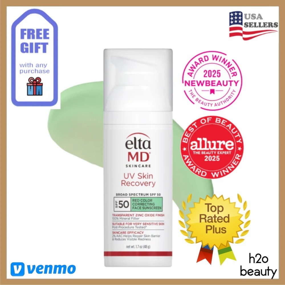 Elta MD UV Skin Recovery Red Correcting SPF 50 Green Tint 1.7oz