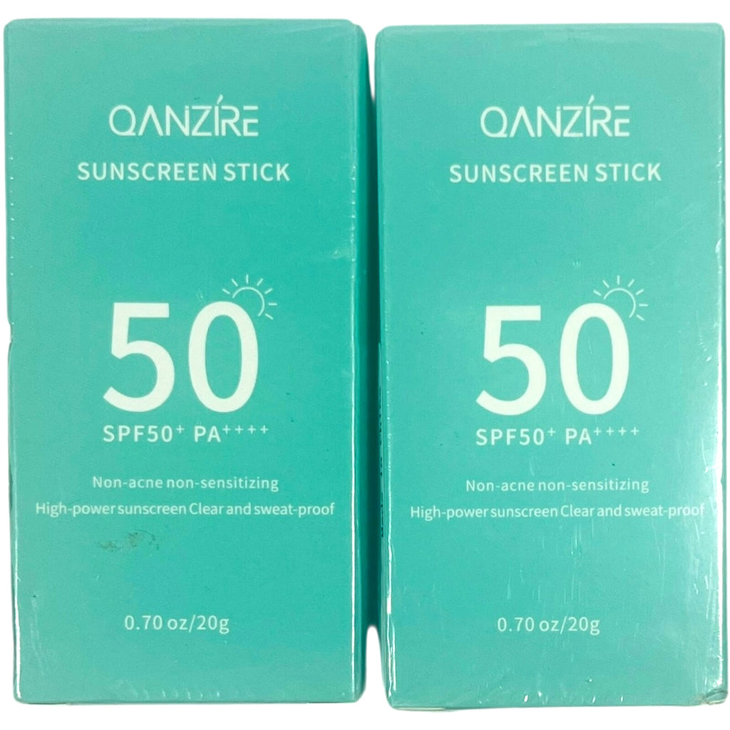SPF50 Sunstick Protection Bar Pack of 2 - 0.7 oz Sunscreen Sticks