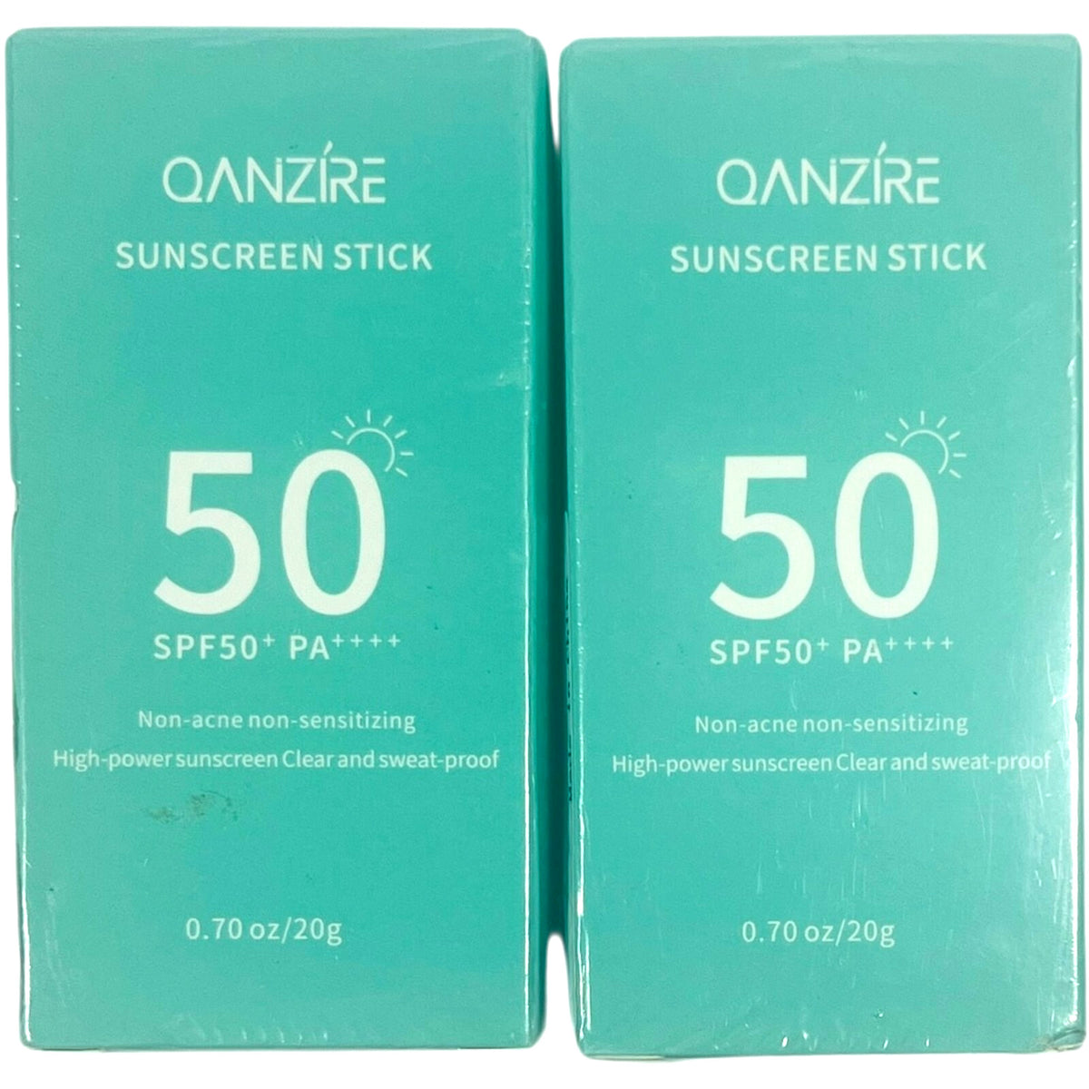SPF50 Sunstick Protection Bar Pack of 2 - 0.7 oz Sunscreen Sticks