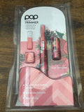 Pink Floral Painless Hair Removal Trimmer for Face & Body with Attachments