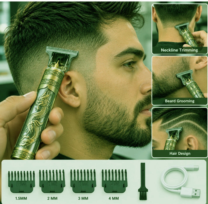 Vintage Dragon Beard Hair Trimmer for Men & Women - Precision Grooming Tool