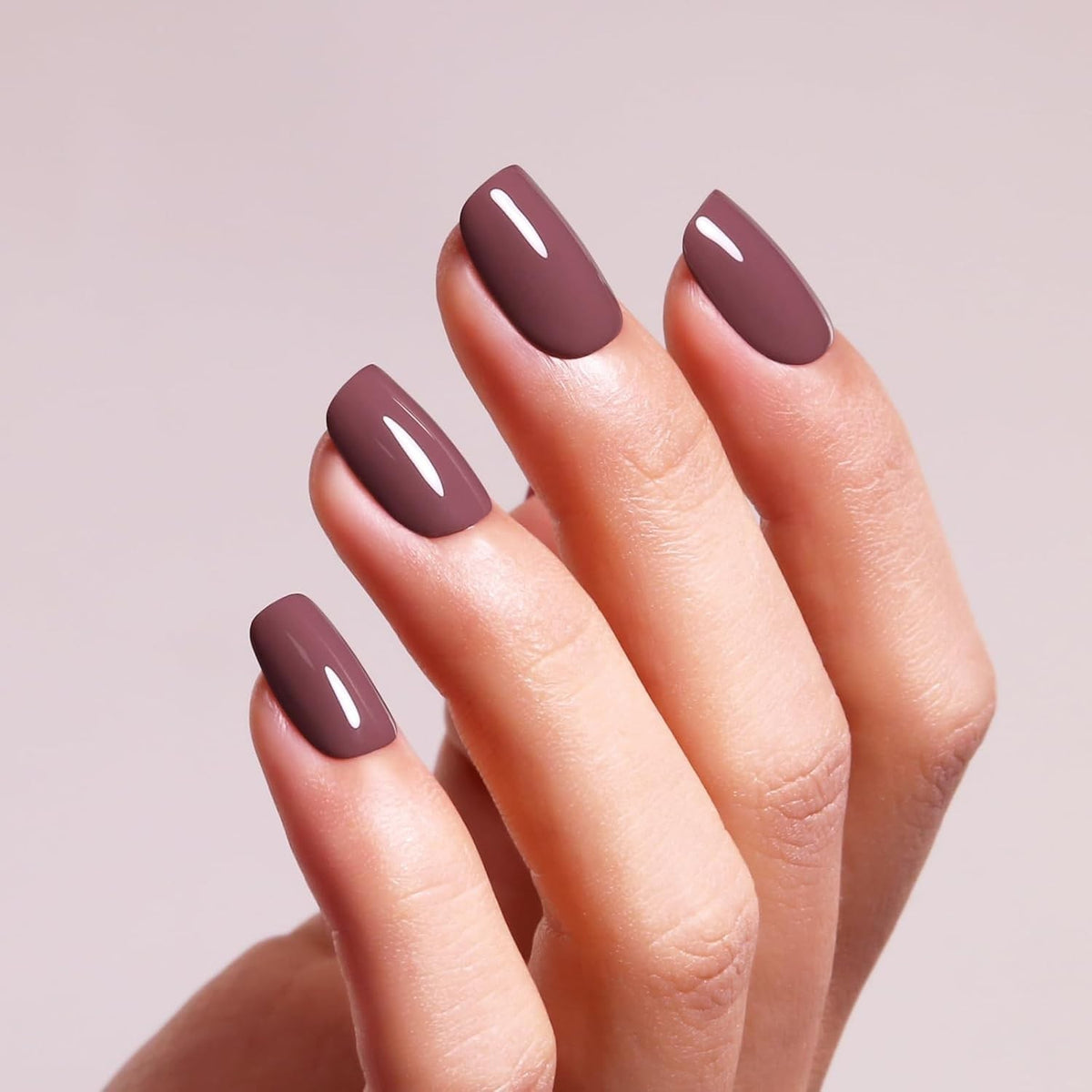 Coffee Brown Gel Nail Polish - Long Lasting 0.5 Fl Oz UV & LED Soak Off