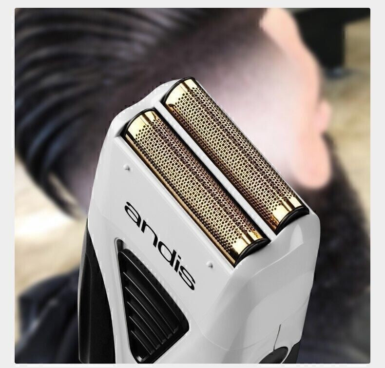Cordless Electric Shaver with Titanium Foil and Charging Dock
