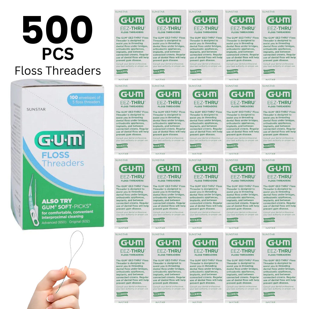 Dental Floss Threaders Pack of 500 for Braces & Dental Appliances