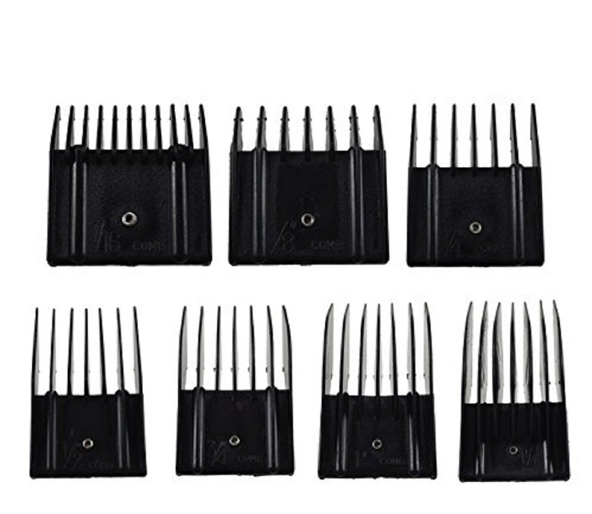 Universal Clipper Guide Comb Set for Oster, Wahl, Andis - 7 Sizes