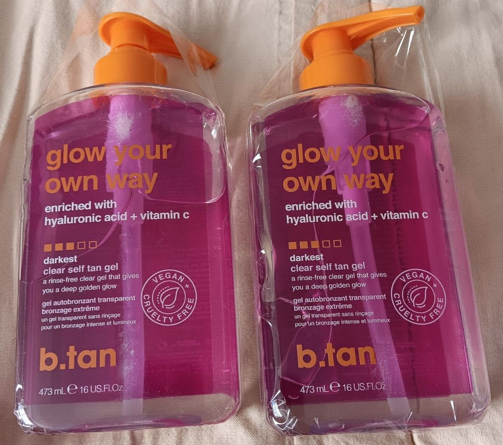 Self Tanning Gel - Transfer-Resistant, Vegan, Cruelty-Free, 16 Oz Lot
