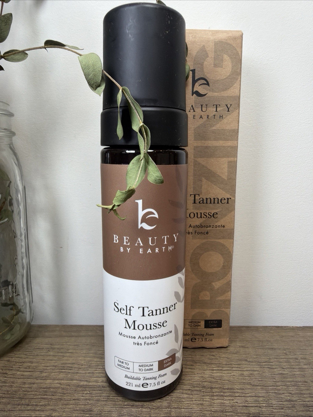 Self Tanner Mousse Extra Dark - Natural Sunless Tan, 7.5 fl oz