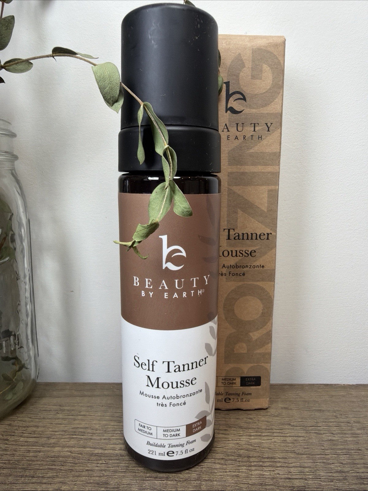 Self Tanner Mousse Extra Dark - Natural Sunless Tan, 7.5 fl oz