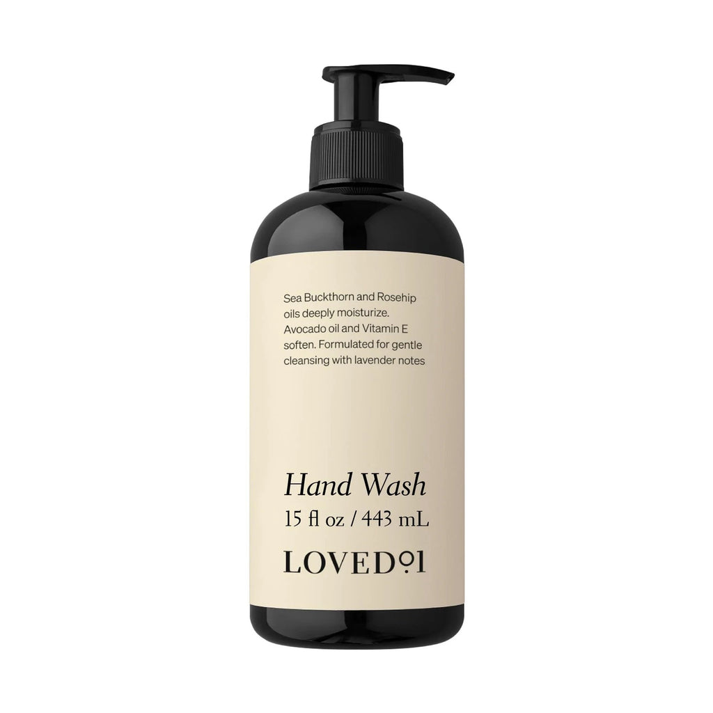 Loved01 Hydrating Liquid Hand Soap 15oz 2-Pack - Gentle Nourishing Formula