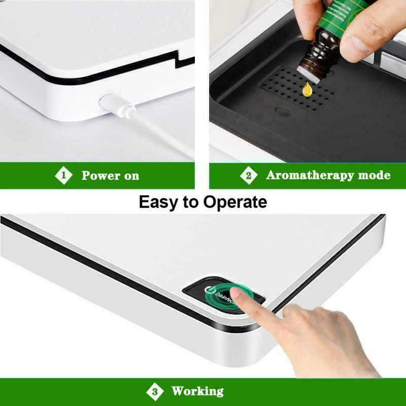 UV Phone Sanitizer Box Germ Disinfection Case with Aromatherapy