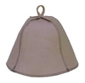 Light Brown Wool Sauna Hat - Banya Hat for Sauna & Spa Relaxation